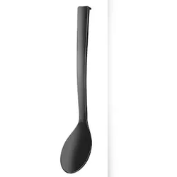 Hendi 144x Salatlöffel,0,06L,Schwarz,335x70mm