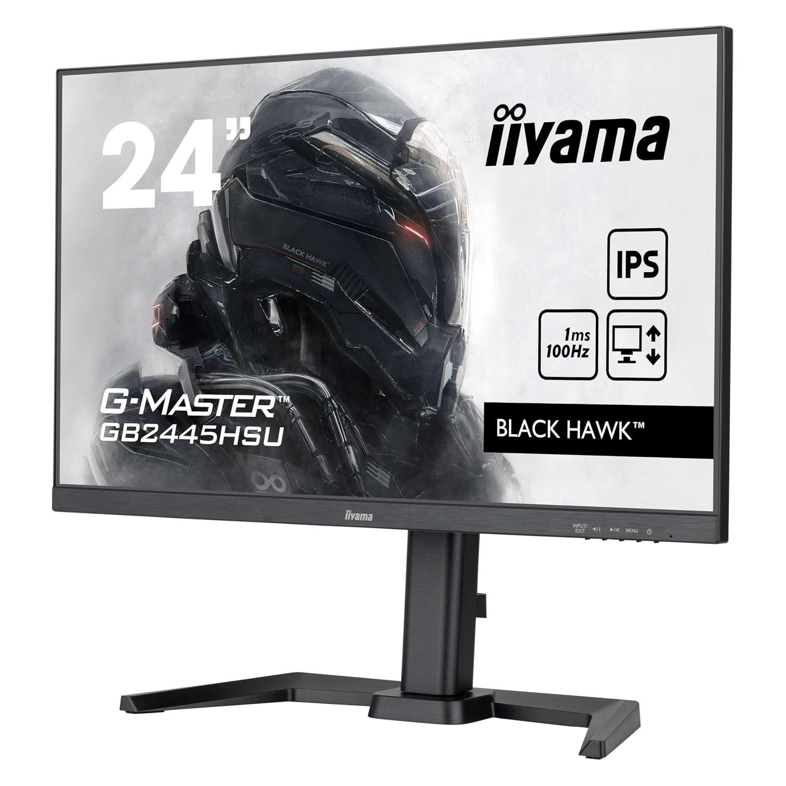 iiyama Monitor GB2445HSU-B2 (1920 x 1080 Pixel, 23") (GB2445HSU-B2)