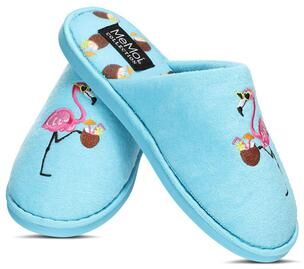 Women's Women's Feeling Flamazing Terry Slide Slippers by MeMoi in Sea Blue (Size M)