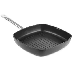 Hendi Alu-Grillpfanne, Pfanne + Kochtopf, Schwarz