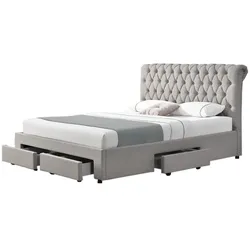 HTI-Living Polsterbett mit Knopf-Steppung Claire 180x200
