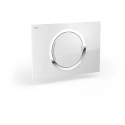 Mepa zero für A31/E31 Betätigungsplatte teileingelassen 2-M Glas weiß, 421857 421857