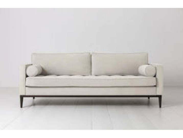 Model 02 Dreisitzer-Schlafsofa , Knochenweiß
