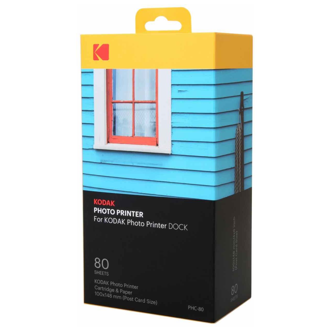 Kodak Printkartusche 80 Blatt Fotopapier 4,0"x6,0" retail