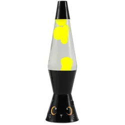 Total Juggling, Nachtlicht, iTotal - Spaceship LED Lava Lamp - Black Cat (XL3335)