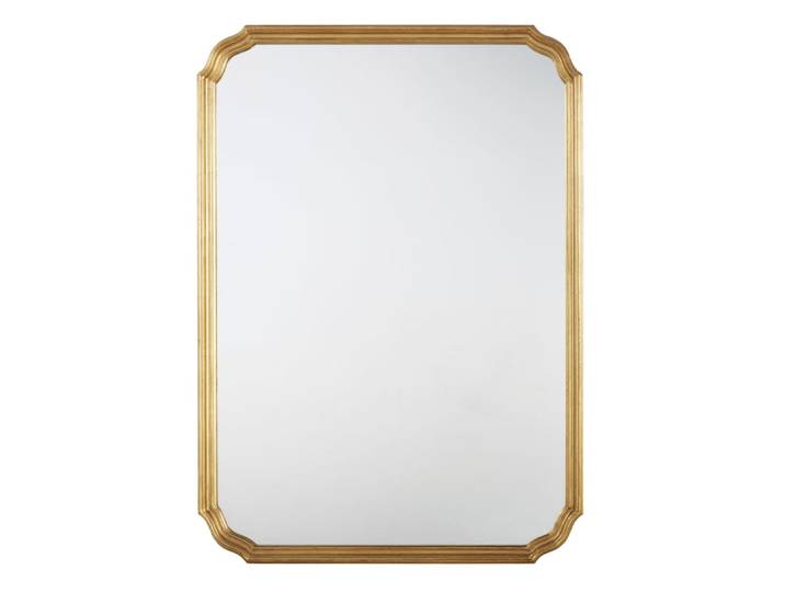 Rechteckiger Goldspiegel, 80 x 110 cm