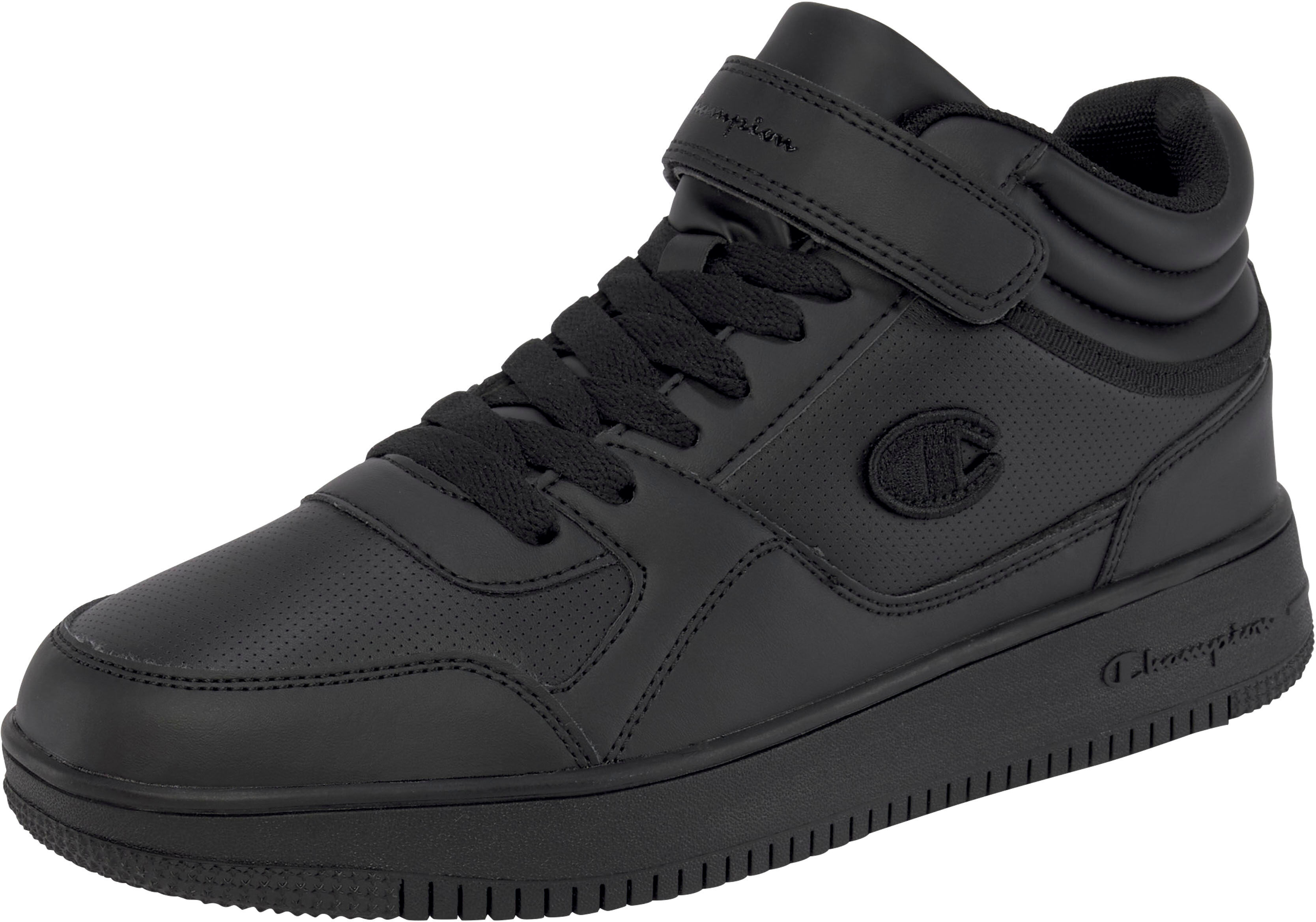 Sneaker CHAMPION "RD18 VINTAGE MID", Herren, Gr. 40, schwarz, Synthetik, Schuhe Sneaker schwarz 40