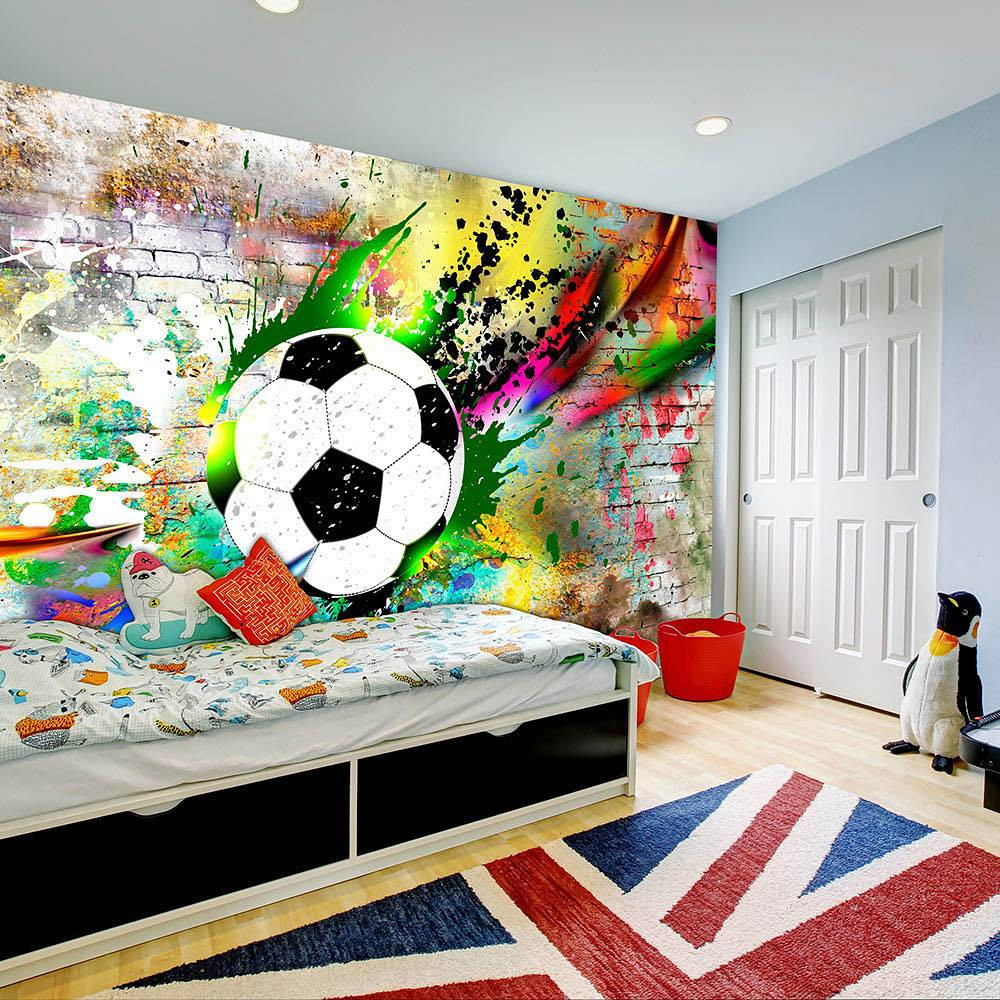 home24 Fotobehang Urban Gameplay Multicolour B: 150 cm, H: 105 cm