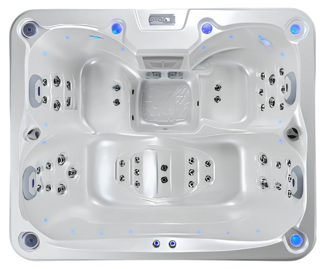 Whirlpool Hydromassagewanne Relaxpool Sprudelbad Whirlwanne 200x165 cm