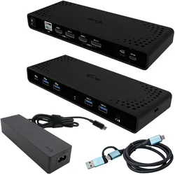 I-TEC Universal Dual 4K Display Docking Station mit Power Delivery 85W