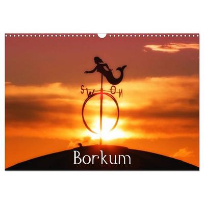 Borkum (Wandkalender 2026 DIN A3 quer), CALVENDO Monatskalender