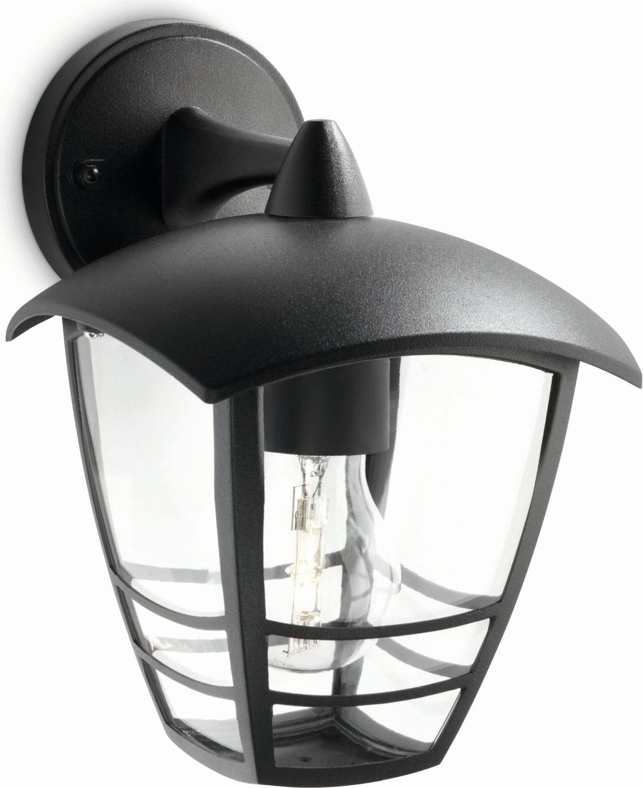 Philips Creek LED buitenwandlamp - Zwart - Aluminium