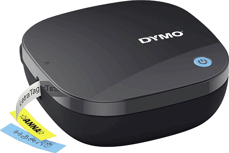 Impresora de etiquetas - Dymo LT-200B, Bluetooth, iOS y Android, Con cinta papel blanco, Negro