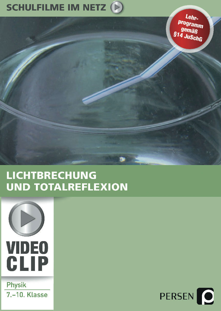 Persen Verlag Lichtbrechung und Totalreflexion