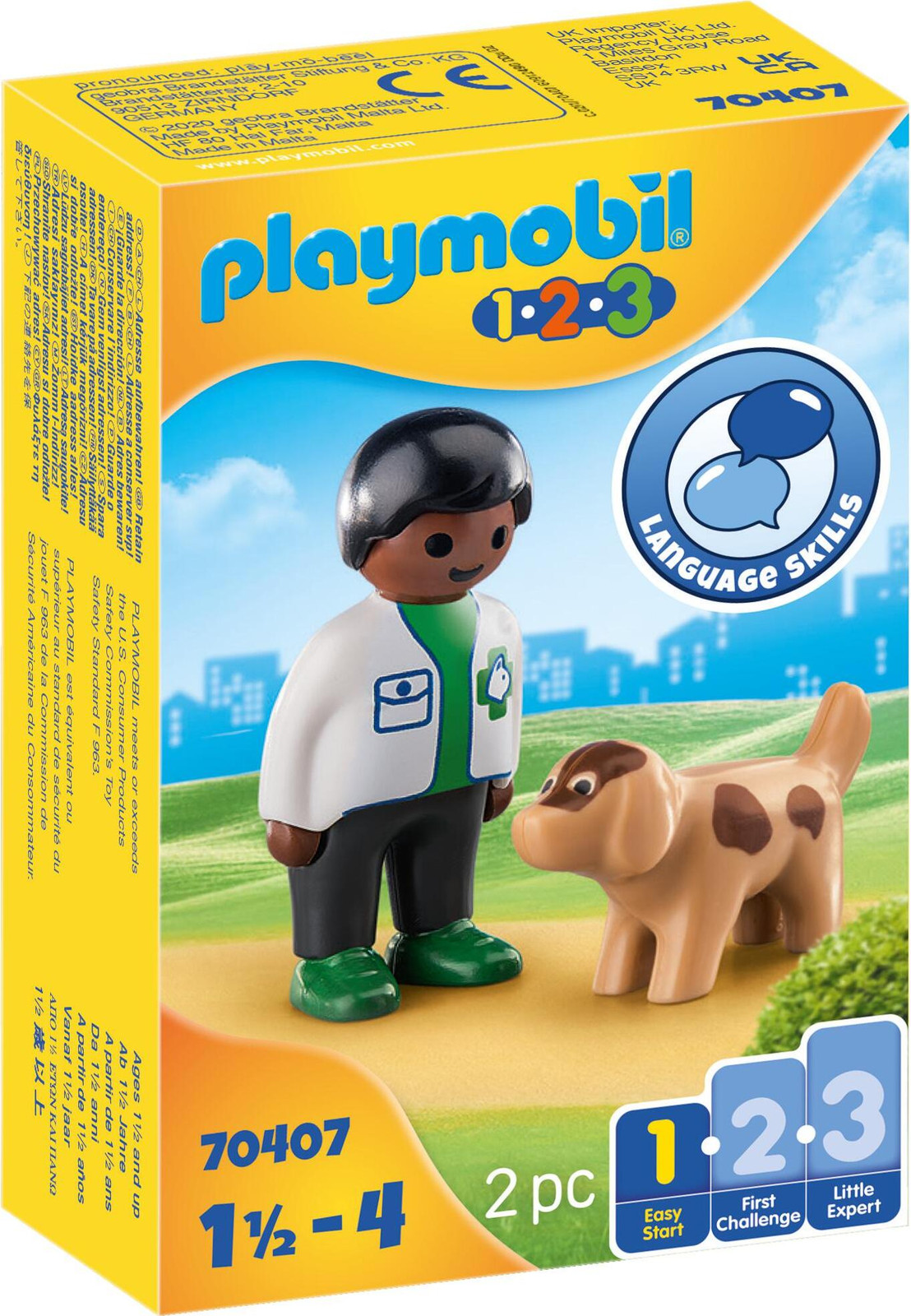 Playmobil 70407 Dierenarts met hond