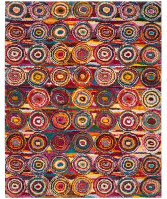 SAFAVIEH Fiesta Shag Rolanda Abstract Rug