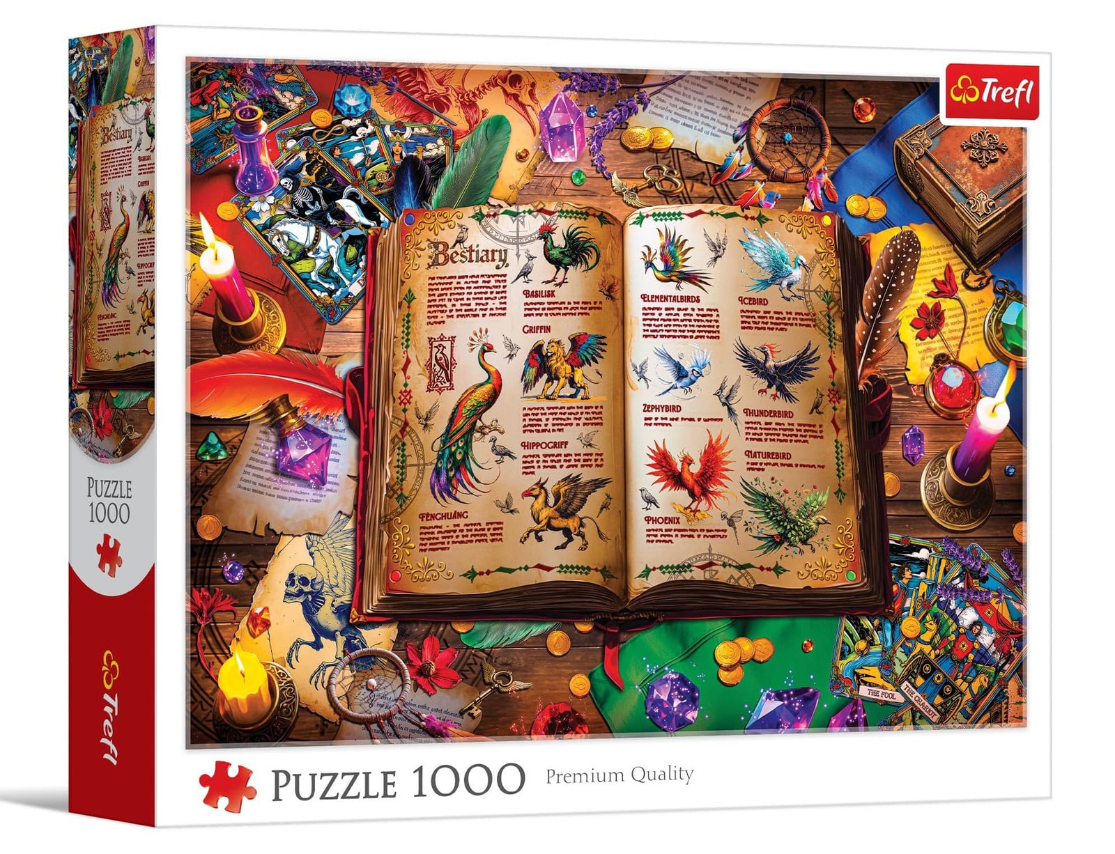 Trefl Atlas van Fantastische Vogels Puzzel met 1000 stukjes