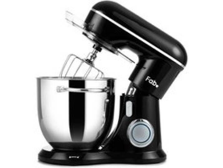 Robot Pâtissier 6L Batteur Sur Socle 1300W Pétrin Professionnel Avec Fouet Batteur Plat Crochet Pétrisseur 10 Vitesses+Pulse Bol