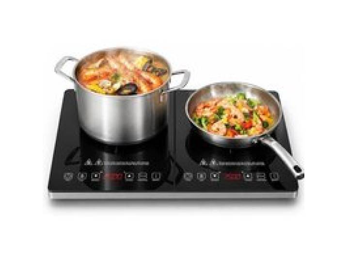AMZCHEF Plaque Induction 2 Foyers 3600W 20 Niveaux de Puissance et Température Plaque de Cuisson Minuteur 3 heures