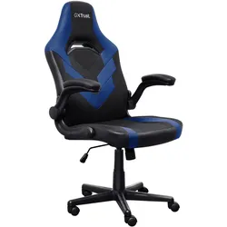 Trust GXT 703B Riye Gaming-Stuhl Schwarz/Blau, Gaming Stuhl, Schwarz, Blau