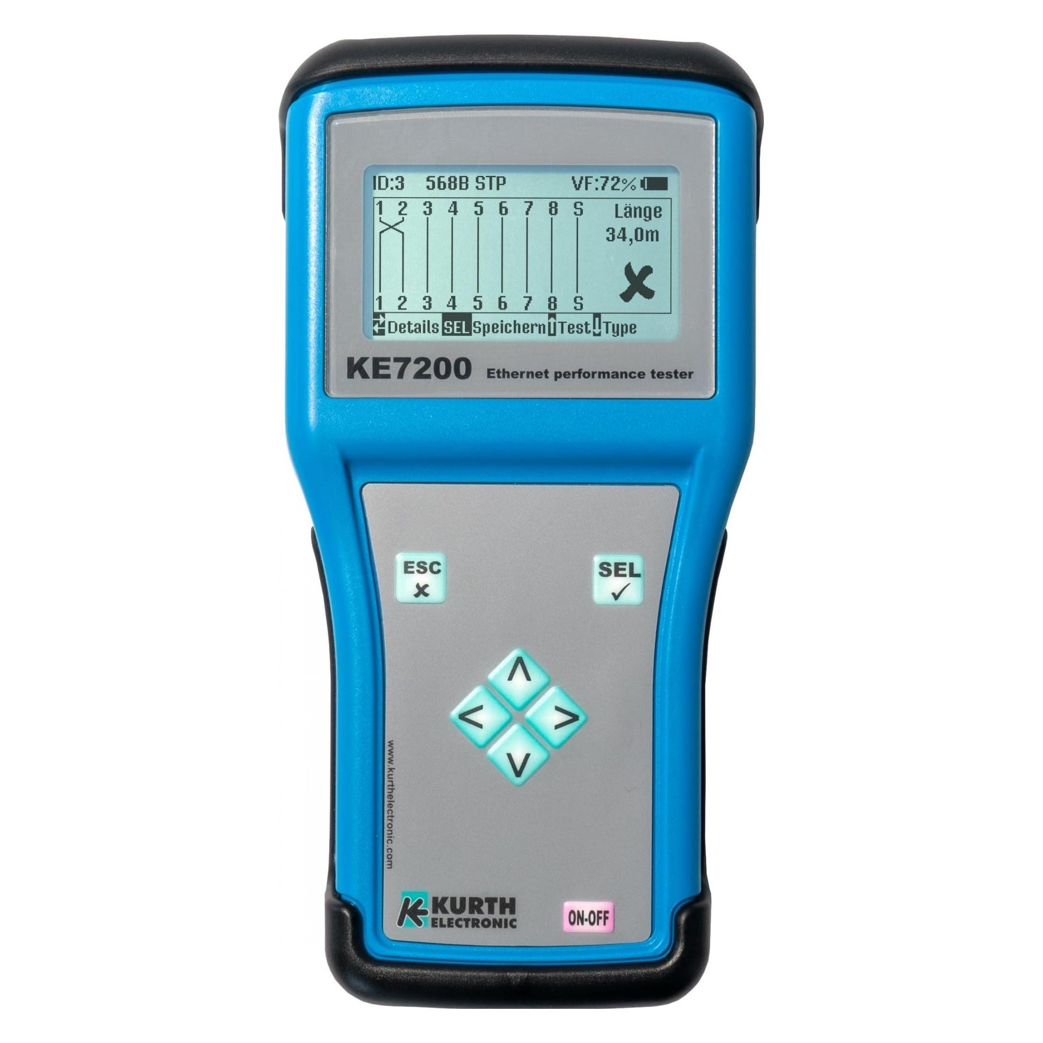 Kurth KE 7200 LAN/Netzwerk-Tester (Kabeltester) (D720A)