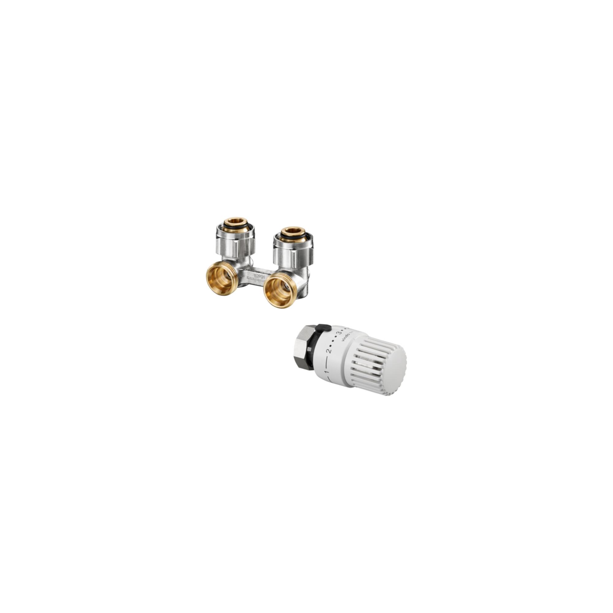 Oventrop Anschluss-Set Multiflex F Eckform, für G 1/2 IG (1715884)