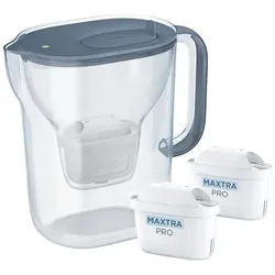Brita Dzbanek filtrujący Style Essential+2 wkłady MaxtraPro PP (2 4l ciemnoniebieski), Wasserfilterkanne, Blau