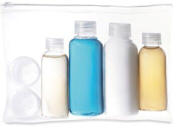 Pochette de voyage personnalisable homologuée avion AIRPRO PET transparent