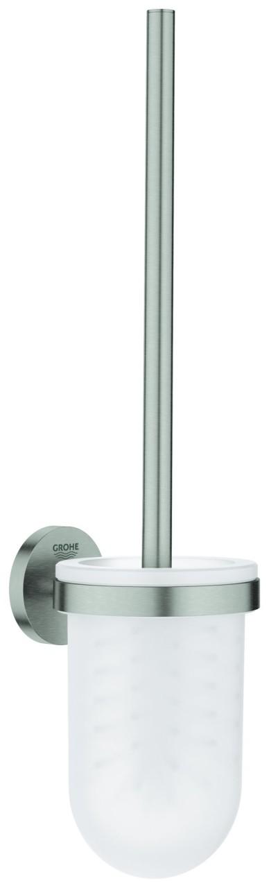 GROHE Toilettenbürstengarnitur Essentials 40374 Wandmontage supersteel, 40374DC1 40374DC1
