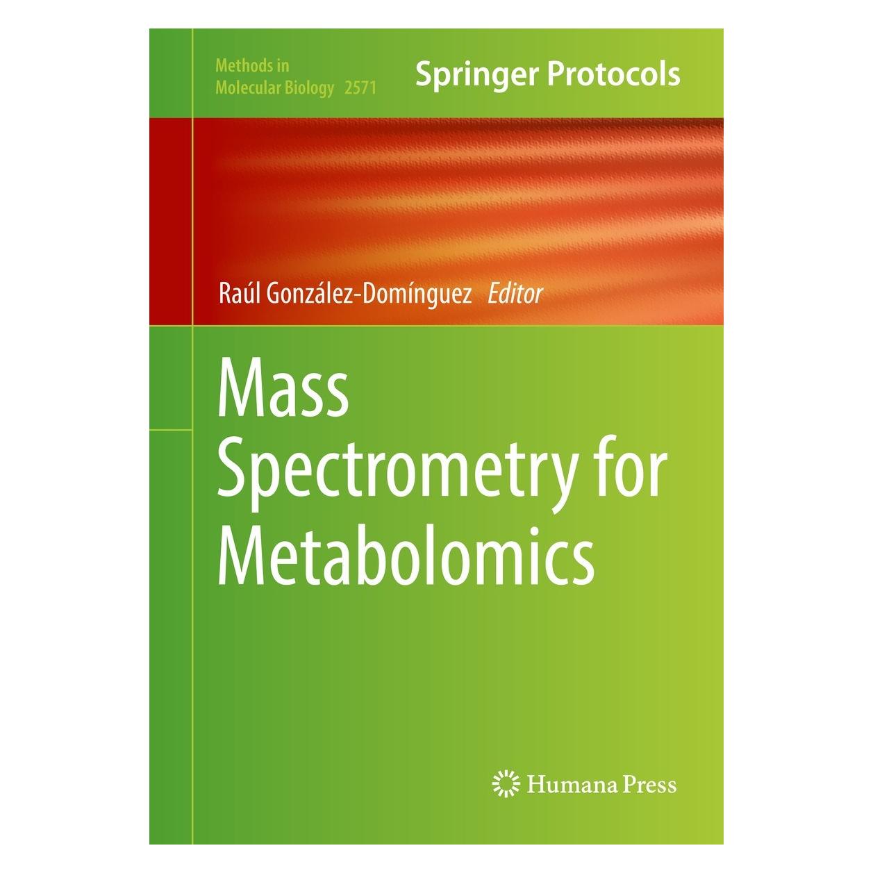 Springer Mass Spectrometry for Metabolomics (Englisch, Hardcover, Raúl González-Domínguez) (9781071626986)