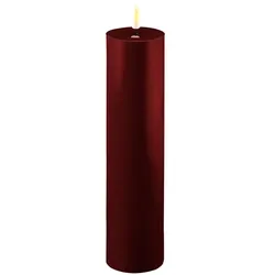 Stumpenkerze LED bourgogne 5 x 20cm