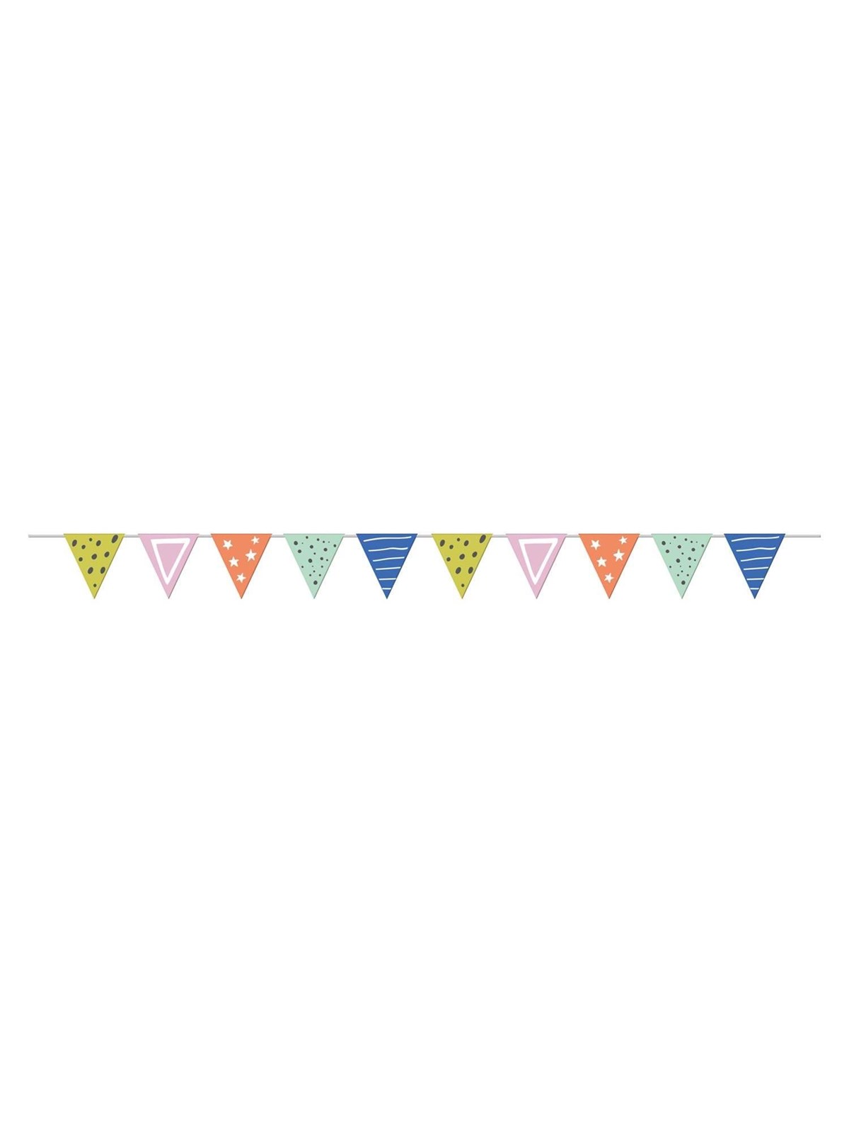 Folat BV Paper Bunting Eco Party 6 meters