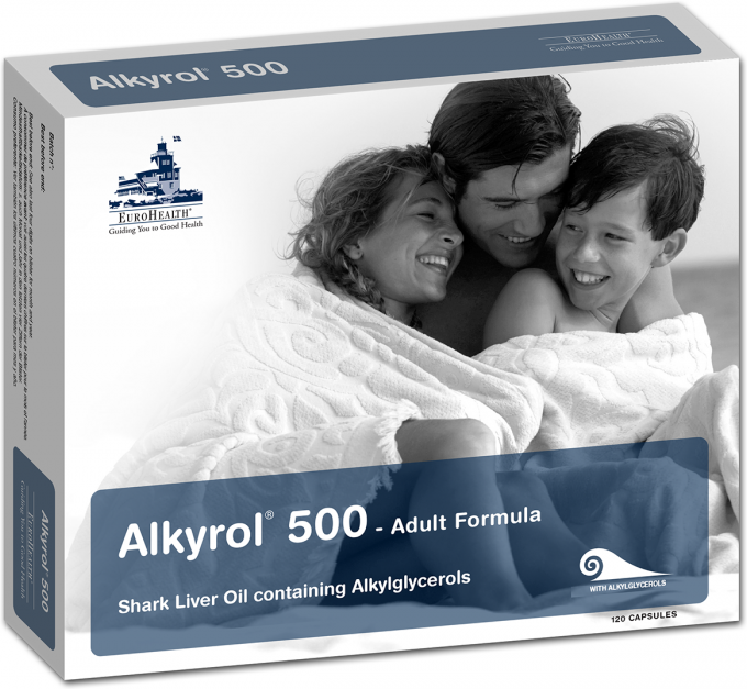 EuroHealth Alkyrol 500 mg 120 Capsules