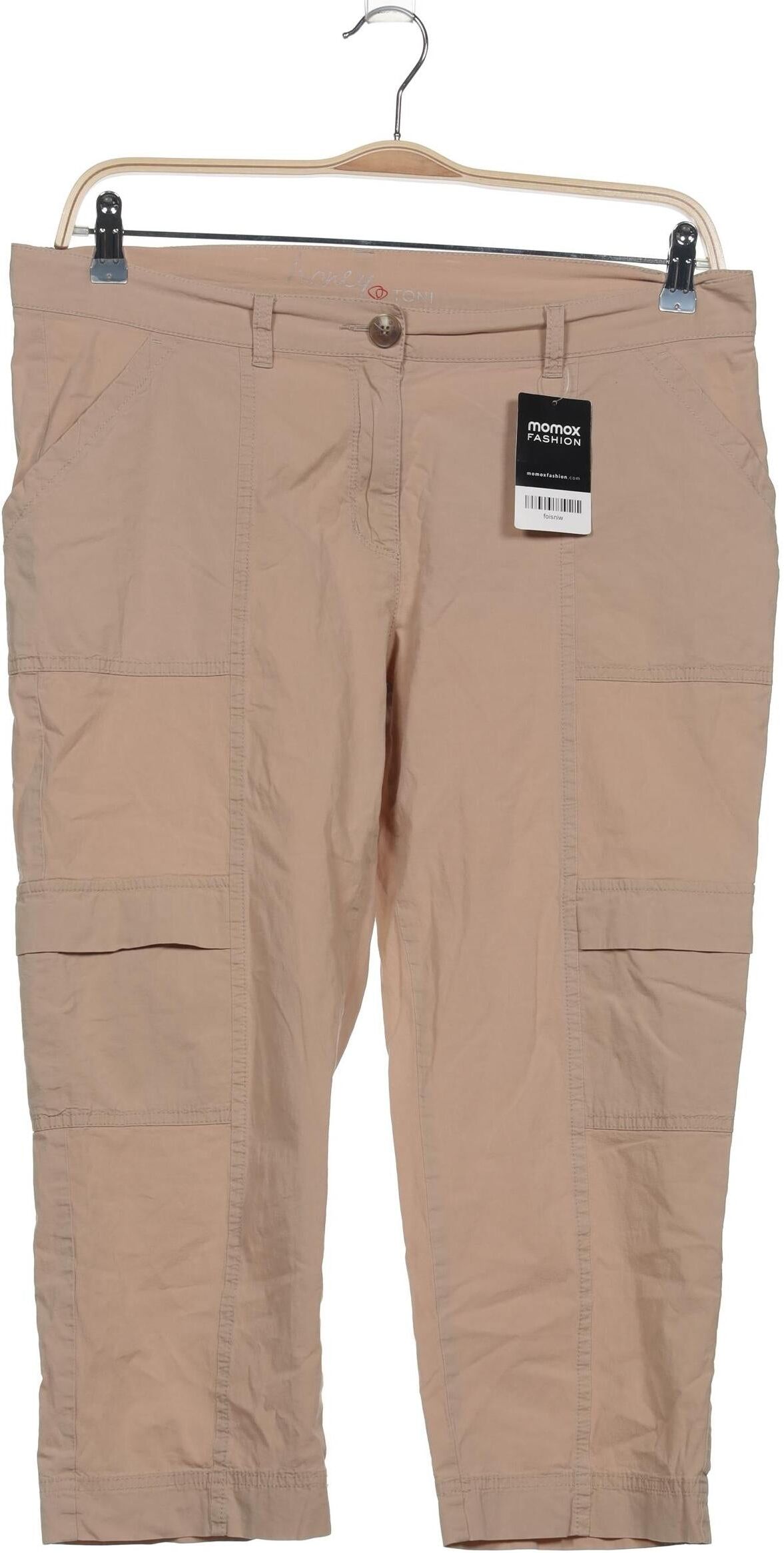 Second Hand Einzelstücke Damen Stoffhose, Beige, Gr. W35, kein / Etikett - Second Hand