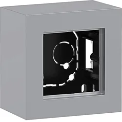 Hager WAD8110TA Gehäuse 1fach, hohe Ausführung, AP, A.8, titan metallisch, lackiert
