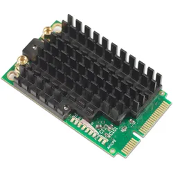 MikroTik R11E-5HND - Eingebaut - Kabellos - Mini PCI Express - RF Wireless - Wi-Fi 4 (802 (Mini PCI Express), Netzwerkkarte, Schwarz, Grün