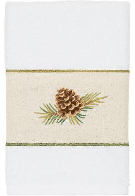 Authentic Hotel and Spa 100% Turkish Cotton Pierre Embellished Hand Towel