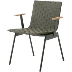 &Tradition Ville AV34 Armlehnstuhl, bronze green