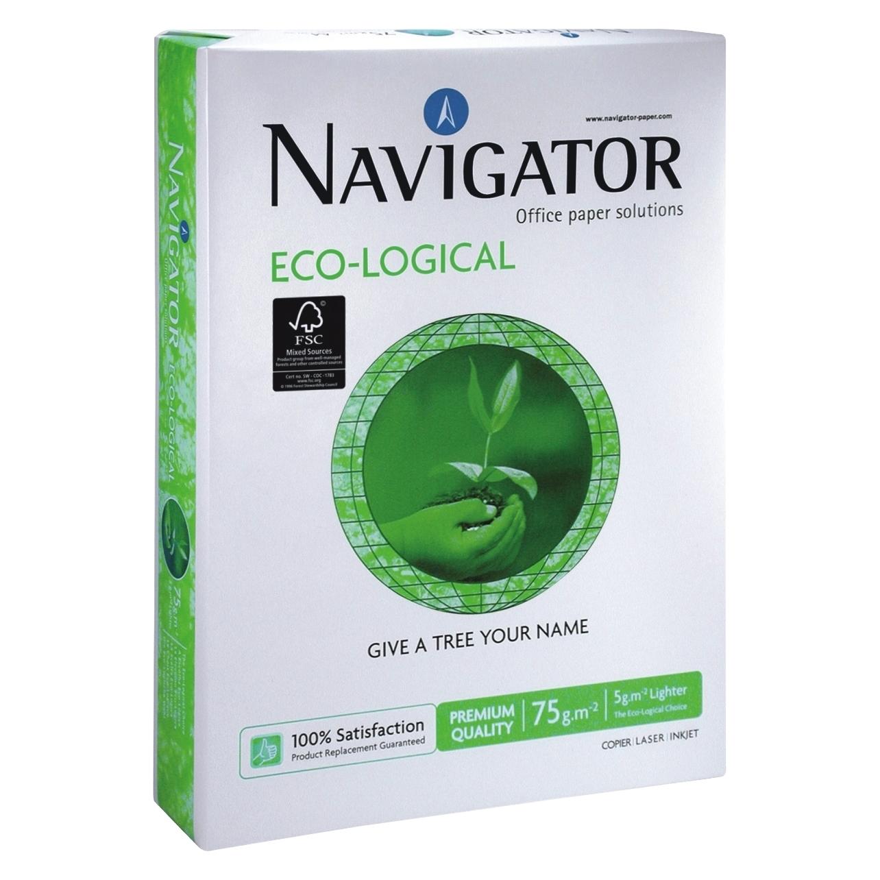 Navigator Eco-Logical (A4, 2500 Blätter, 75 g/m²) (824670A75LAS)