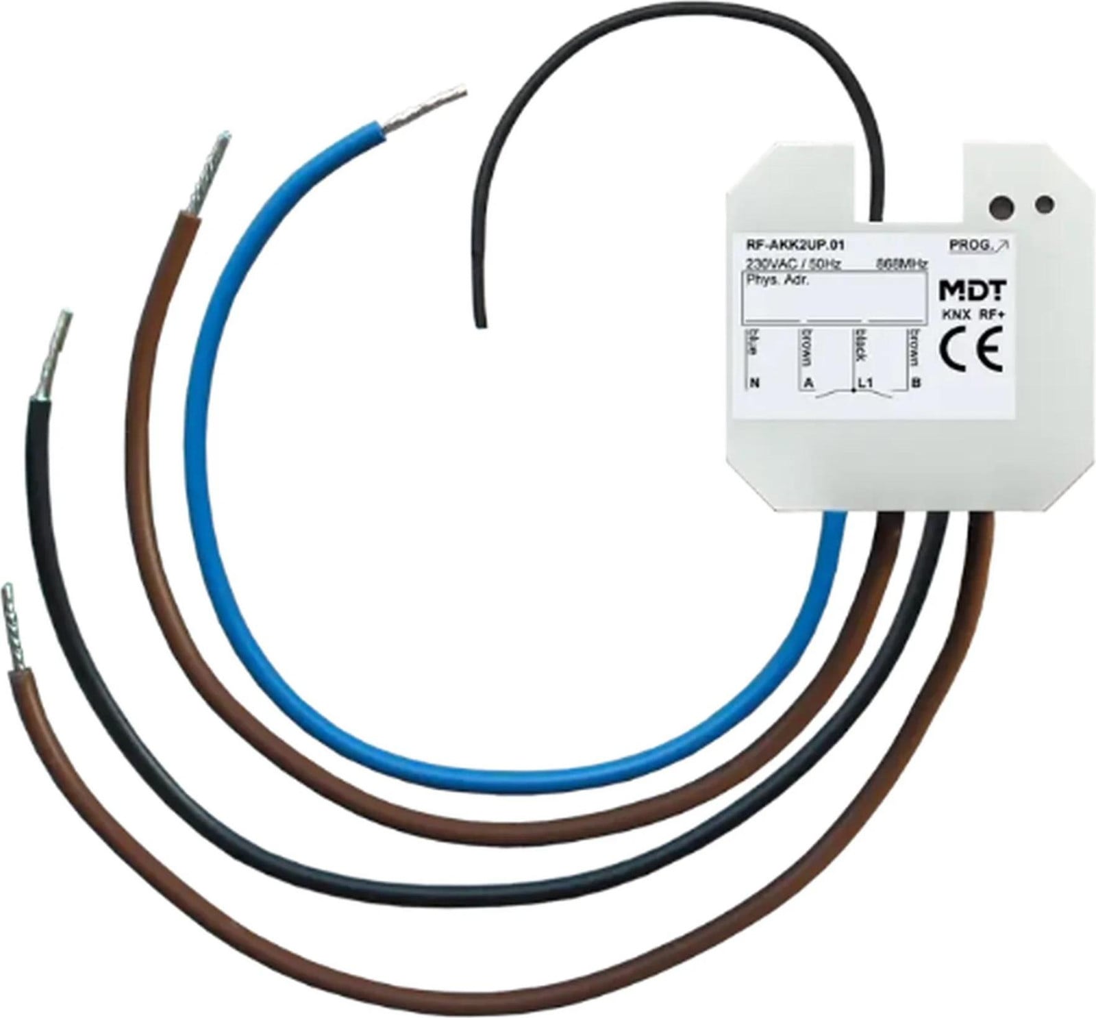 MDT KNX RF-radioschakelaar, 2-voudig RF-AKK2UP.01