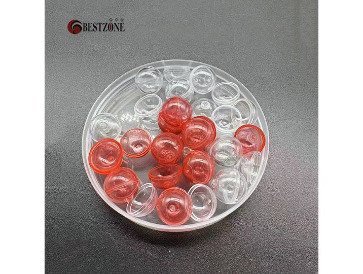 Mini Capsules en plastique transparent de 0.67 pouces, 1000 pièces, jouets vides pour accessoires de calibre 0.68, bricolage, conteneur de boule Surprise, Paintball