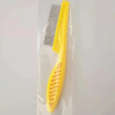 Uplift Essentials Precision Grooming & Fine Toothed Flea Comb yellow 5.5 In