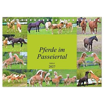 Pferde im Passeiertal (Tischkalender 2027 DIN A5 quer), CALVENDO Monatskalender