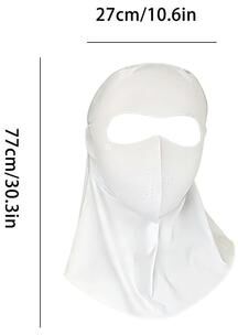 Lush Living Finds UPF UV Face Cover Breathable Sun Protection Face Mask For Cycling, Hiking & Outdoor Sports light Grey