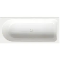 Bette BetteOcean Low-Line Badewanne 8834-440PLUS Glasur, snow, 170x75x38cm, Fußende rechts, Überlauf hinten