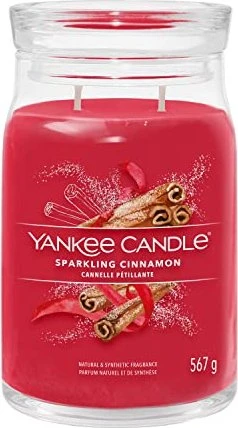 YANKEE CANDLE Signature 2 Dochte Sparkling Cinnamon 567 g