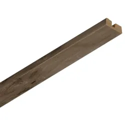 ter Hürne Leisten Deckenabschlussleiste Eiche dunkelbraun DAL 34 Dekor 2400x34x14 mm