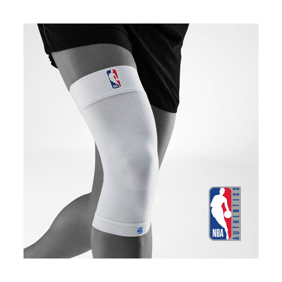 Bauerfeind Sports Comp.Knee Support,nba weiß (WEISS) L 70000189