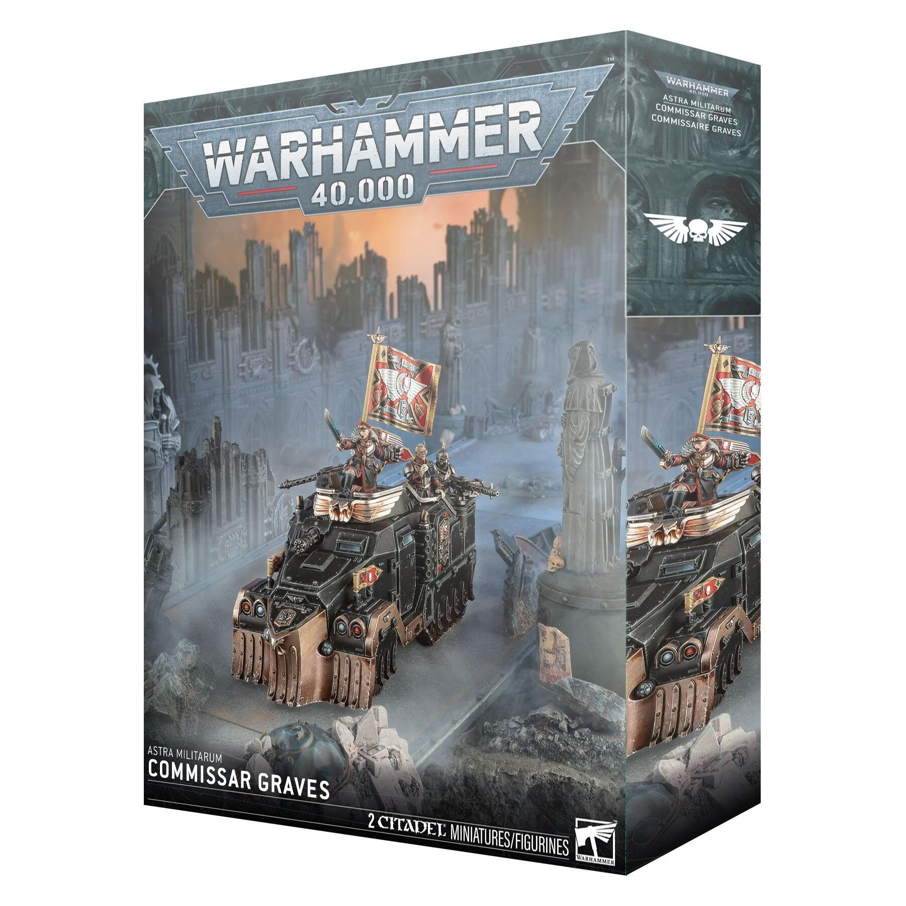 Games Workshop Warhammer 40k - Astra Militarum Commissaire Graves (Kunststoff) (99120105140)