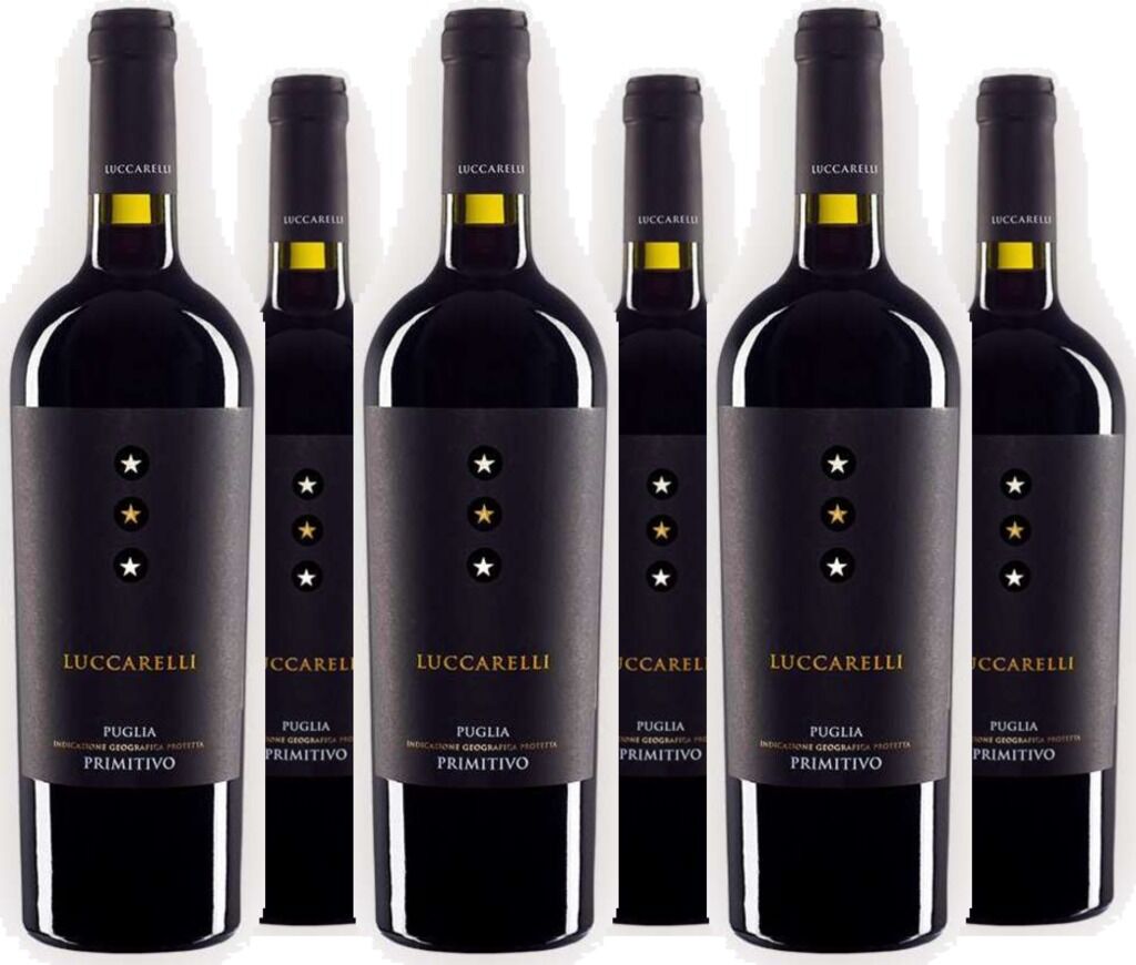 6er Vorteilspaket Primitivo IGP 2024 Luccarelli